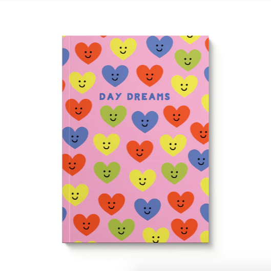 Day Dreams Hearts Notebook