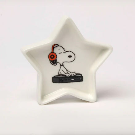 Peanuts Star Trinket Dish Superstar DJ