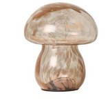 Small Mushroom Lamp - Clear/Brown