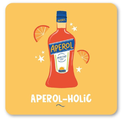 Aperol Spritz Coaster