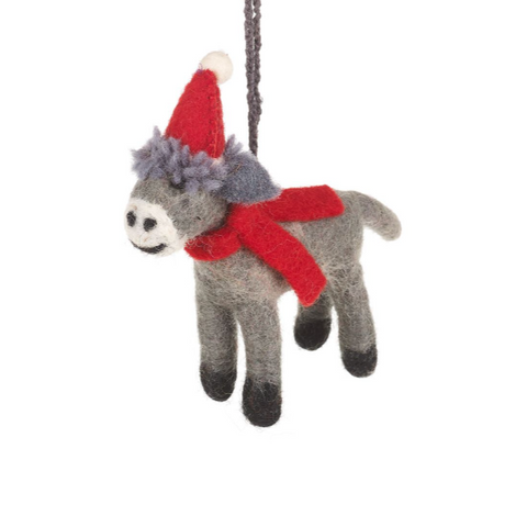 Christmas Donkey Tree Hanging Decoration