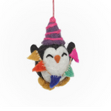 Party Penguin Hanging Dog Decoration