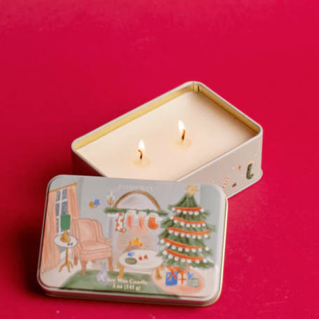 Persimmon & Chestnut Candle Tin