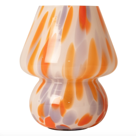 Joyful Lamp - White, Purple & Orange Chips