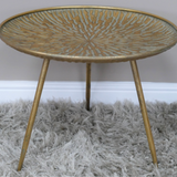 Gold Side Table