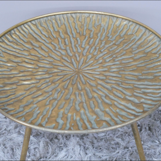 Gold Side Table