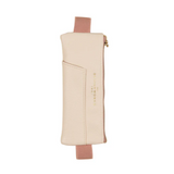 DesignWorks Vegan Leather Pen Pouch - Cream & Taupe