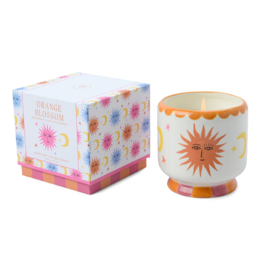 Adopo Jungle Ceramic Candle - Orange Blossom