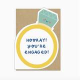 Diamond Ring Engagement Card