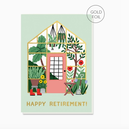 Greenhouse Retirement Card