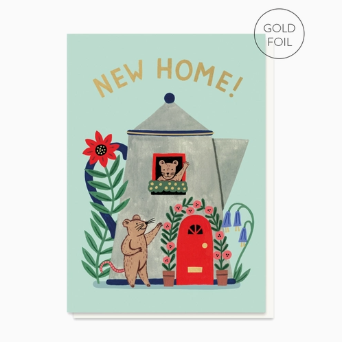 Mouse House New Home Card