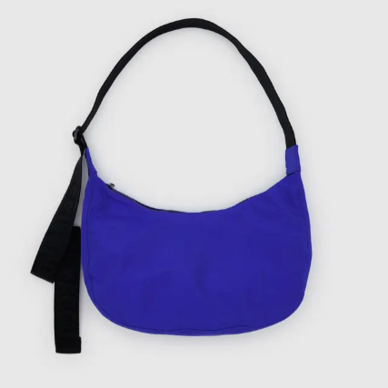 Baggu Medium Nylon Crescent Bag - Lapis