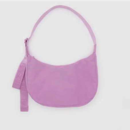 Baggu Medium Nylon Crescent Bag - Peony