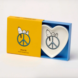 Peanuts Heart Trinket Dish Peace