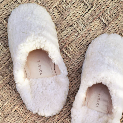 Yonder Sheepskin Babouche Slippers