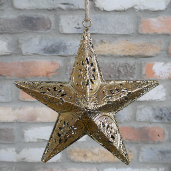 Gold Hanging Star