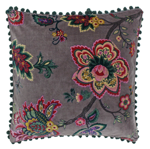 Palampur Paisley Cushion Mink