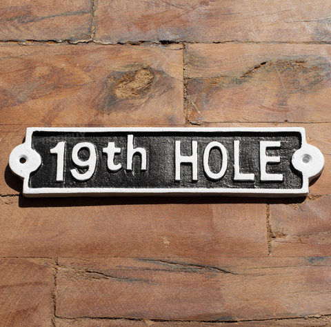 19th Hole Sign