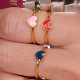 Heart Enamel Ring