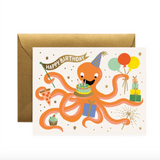 Rifle Paper Octopus Birthday Card