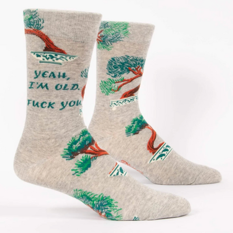 Yeah I'm Old Men's Crew Socks