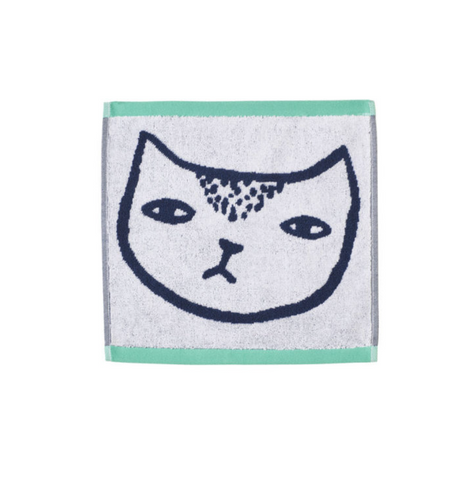 Cat Face Towel ( Wash Cloth) - Donna Wilson