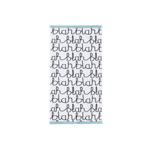 Blah Blah Hand Towel - Donna Wilson