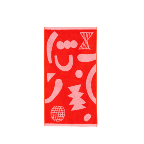 Abstract Shapes Hand Towel - Donna Wilson