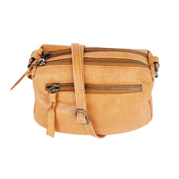 Black Colour - Tan Soft Box Leather Bag