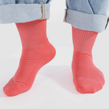 Baggu Ribbed Sock - Watermelon Pink