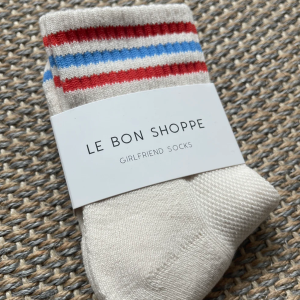 Le Bon Shoppe Girlfriend Socks - Leche