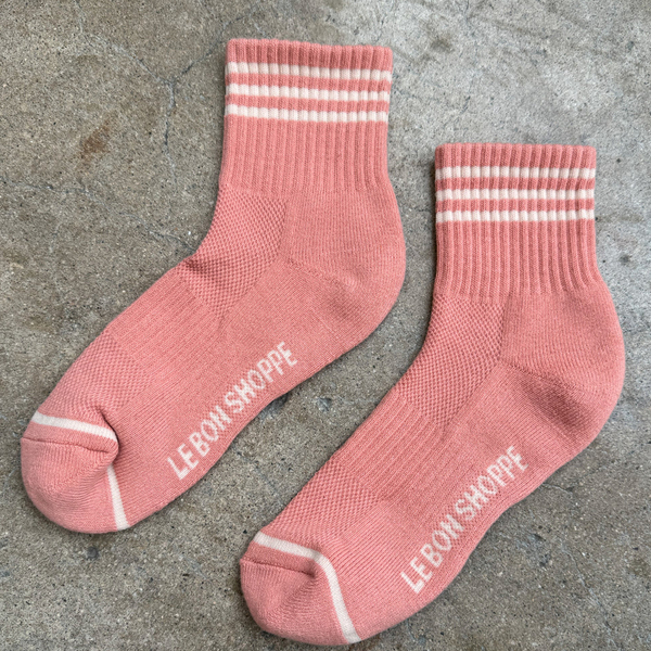 Le Bon Shoppe Girlfriend Socks - Salmon