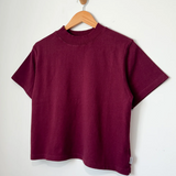 Le Bon Shoppe - Sunset Mock Neck Tee - Cabernet