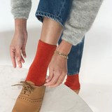 Le Bon Shoppe Cloud Socks - Burnt Orange