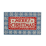 Merry Christmas Gift Cards Red & Blue, Pack of Six