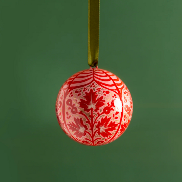 Pink & Red Kashmiri Bauble