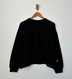 Le Bon Shoppe Poche Terry Top - Black