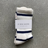 Le Bon Shoppe Boyfriend Socks - Sailor Stripe