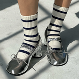 Le Bon Shoppe Boyfriend Socks - Sailor Stripe