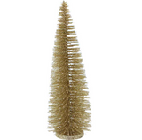 Gold Sparkle Brush Tree