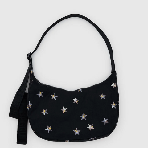 Baggu Medium Nylon Crescent Bag - Stars