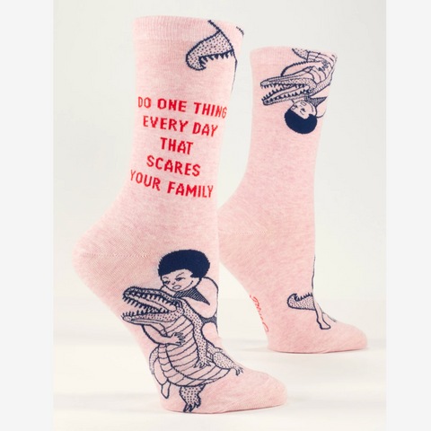 Scares Your Family Crew Socks