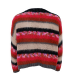 Black Colour Casey Multi Stripe Cardigan