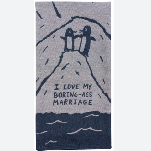 Boring Ass Marriage - Dish Tea Towel