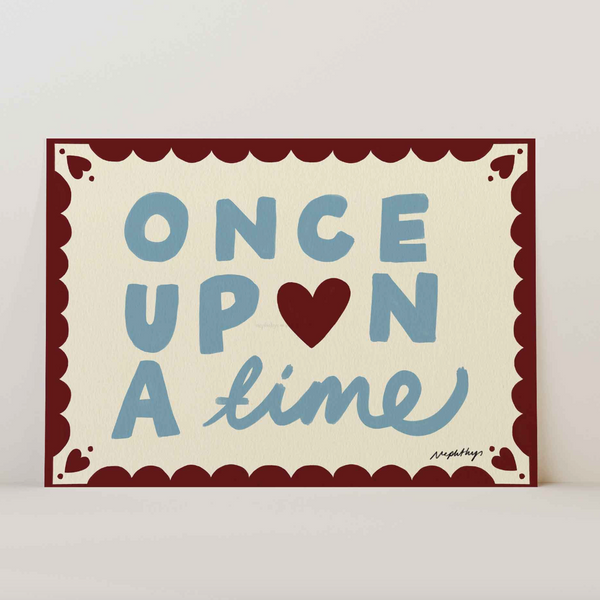 Once Upon A Time Framed Print