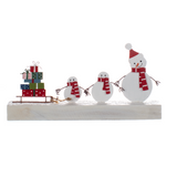 Snowman Family Standing Decoration