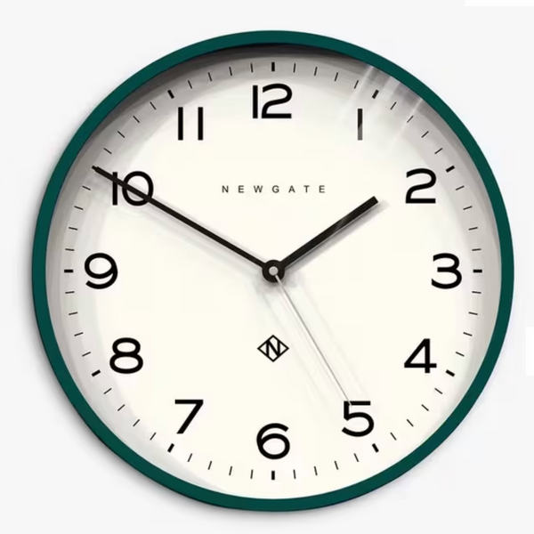 Newgate Echo Number Three Wall Clock - Eden Green