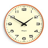 Newgate Radio City Wall Clock - Pumpkin Orange