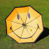 Smiley Umbrella - Black / Yellow