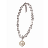 Solo Pearl Bead Elasticated Bracelet